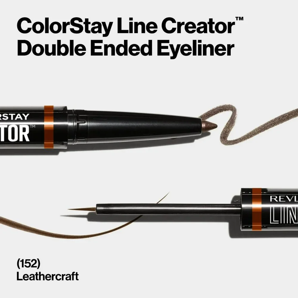 REVLON Colorstay double ended eyeliner & eyeshadow palette Rich Brown Colors NEW